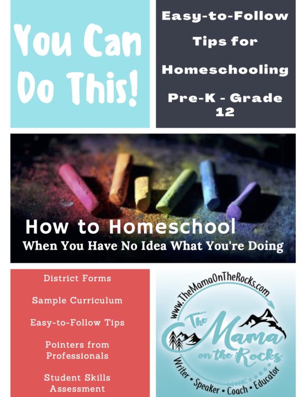 How to Homeschool When You Have No Idea What You're Doing: Tips, Tricks, and Templates to Get You Started | The Mama On The Rocks