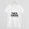 Thick Thighs, Thin Patience Women's Heavy Cotton Tee | The Mama On The Rocks