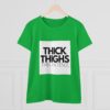 Thick Thighs, Thin Patience Women's Heavy Cotton Tee | The Mama On The Rocks